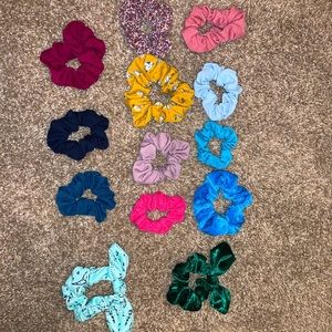 Assorted scrunchies